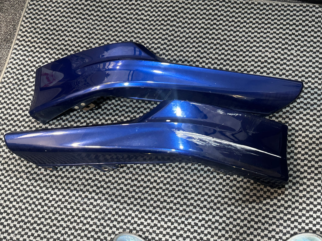 OEM 11-14 Acura tsx front fangs blue
