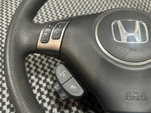 Load image into Gallery viewer, JDM “vinyl” steering wheel with JDM airbag