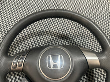 Load image into Gallery viewer, JDM “vinyl” steering wheel with JDM airbag