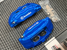 Load image into Gallery viewer, Dc5 creations Spoon blue Brake calipers with Power stop rotors, pads and brake lines