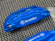Load image into Gallery viewer, Dc5 creations Spoon blue Brake calipers with Power stop rotors, pads and brake lines