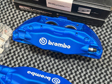 Load image into Gallery viewer, Dc5 creations Spoon blue Brake calipers with Power stop rotors, pads and brake lines